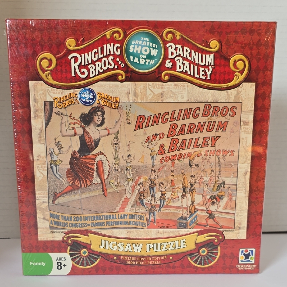 Jigsaw Puzzle -Barnum And Bailey Vintage Poster Edition